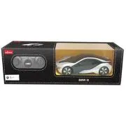 Masina cu telecomanda BMW I8 alb, scara 1: 24, Rastar