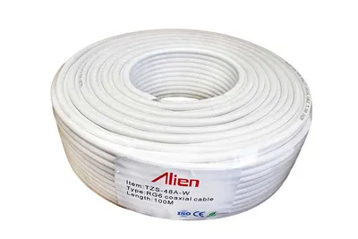 Cablu coaxial Engros RG6 alb 32x0.12mm 1mm CCA 100m