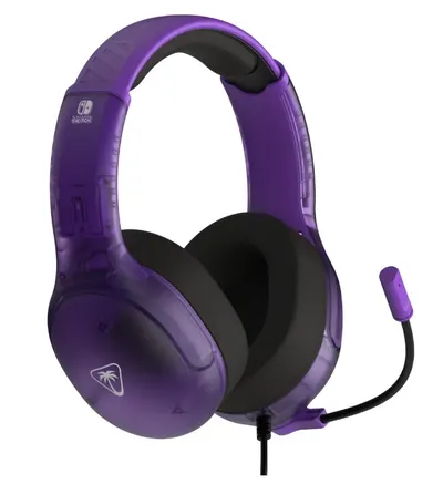 Căști de gaming Turtle Beach - Airlite Fit, Switch/Switch Lite, Ghost Purple