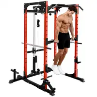 SPORTNOW Stație Fitness, Suport pentru Halteră, Discuri și Bară pentru Tracțiuni