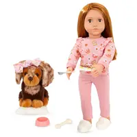 Păpuşă Our Generation – Claudia și Sinamon, 46 cm, cu accesorii