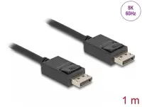 Cablu Displayport 16K30Hz/8K60Hz/4K120Hz T-T 1m, Delock 80492