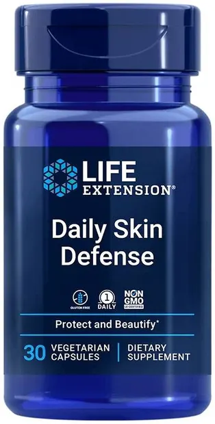 Daily Skin Defense, 30 vege capsule, Life Extension
