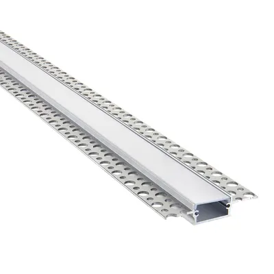 Profile banda led, Rigel Plaster-in Wide 2m Aluminium Profile/Extrusion Silver