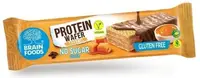 Batoane proteice vegane, caramel, 40 g, Brain Foods