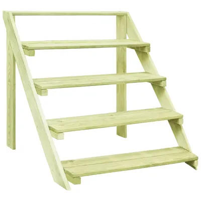 vidaXL Suport de plante, 80 x 80 x 80 cm, lemn de pin tratat