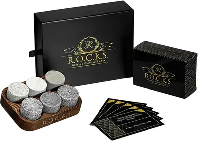 Set de whisky R.O.C.K.S. - Trivia Qiuz Gift Set
