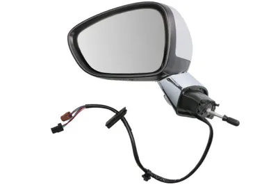 Oglinda laterala stanga electric, convex, cu incalzire, grund, rabatare electrica, semnalizator potrivit DS DS3; CITROEN DS3 01.09-07.19