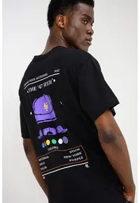 ’47 - Tricou cu imprimeu grafic Neymet Hero - Negru