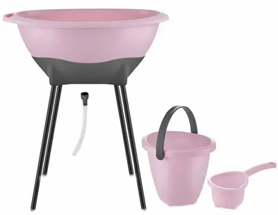 Set de baie elegant din 3 piese BabyJem -Pink