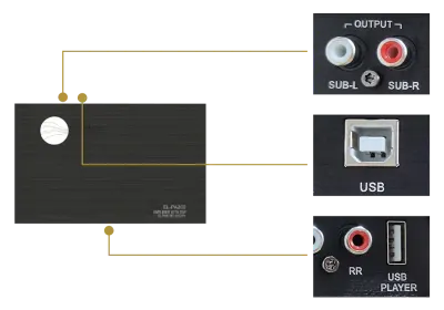 Amplificator auto Rainbow EL-PA200 DSP, 4 canale, 200 W