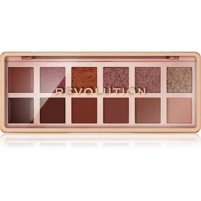 Revolution The Icon Palette paletă cu farduri de ochi culoare The True Icon Bronze Palette 12x0.7 g