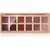 Revolution The Icon Palette paletă cu farduri de ochi culoare The True Icon Bronze Palette 12x0.7 g