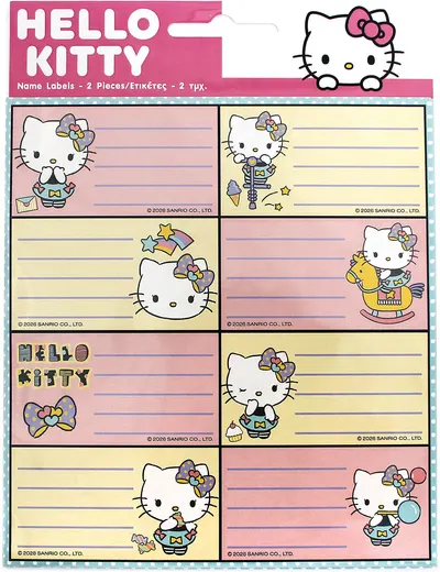 Etichete școlare GIM Hello Kitty - 16 buc.