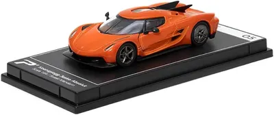 Model de colecție Kinsmart Moderne: Automobile - Koenigsegg Jesko Absolut Hypecar League Collection Series, Orange, 2021