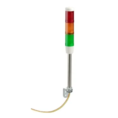 Indicator baterie fara buzer + 3 unitati iluminate, Ø 45 mm, 24 V AC/DC