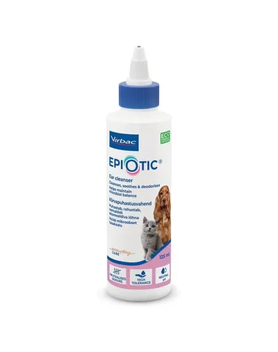 VIRBAC Epiotic Ear Cleanser lichid curatare urechi caini si pisici 125 ml