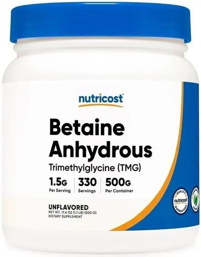 Betaine Anhydrous, 500 g, Nutricost