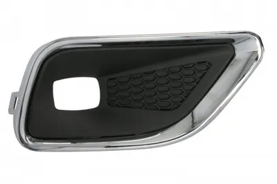 Element bara fata dreapta (cu orficii lampa ceata, plastic, negru crom) potrivit JEEP CHEROKEE KL 01.18