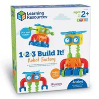 Hai sa construim - 1, 2, 3 robotel colorat