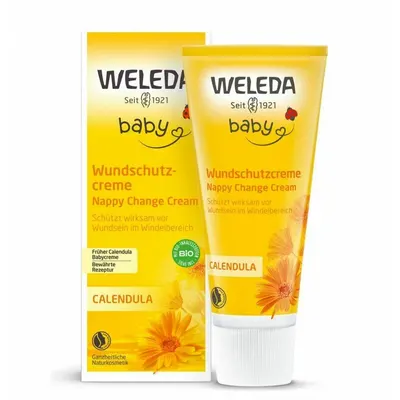 BABY Crema cu galbenele pentru zona scutecului, 75ml, Weleda