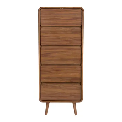 Comodă maro din lemn de frasin 45x112x40 cm Rise – Zuiver