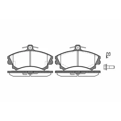 Set placute frana, frana disc REMSA 0590.02