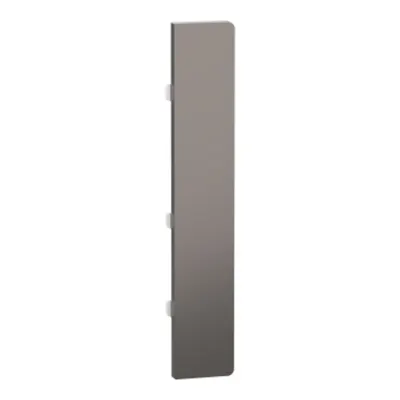 Clapeta 1/1 pentru buton KNX, sistem de etichetare dinamic, design metalic, nisa metalica