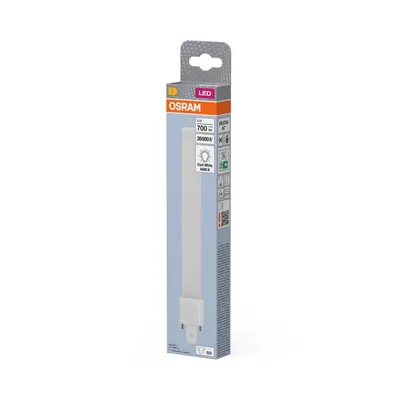 Bec LED OSRAM Dulux S11 EM & AC HANDS, G23, 6W (110W), 700 lm, lumina neutra (4000K), 3.3x22cm