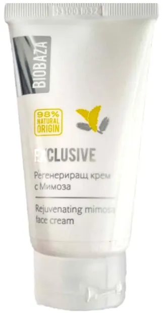 Biobaza Crema regenerantă și hidratantă pentru față cu mimoză Exclusive, 75 ml
