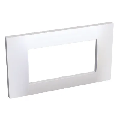 Altira - cover frame - 2 inserts 1 gang horizontal - white