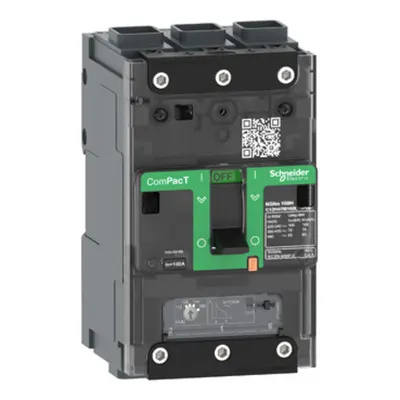Intreruptor CompPacT NSXm N (50 kA la 415 VCA), 3P 3d, 100A, unitate de declansare TMD, conectori EverLink