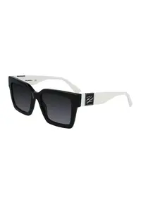 Ochelari de soare cu lentile in degrade - Alb/Negru