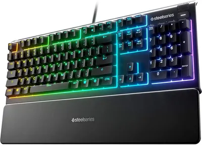 Tastatura gaming SteelSeries - Apex 3,neagra