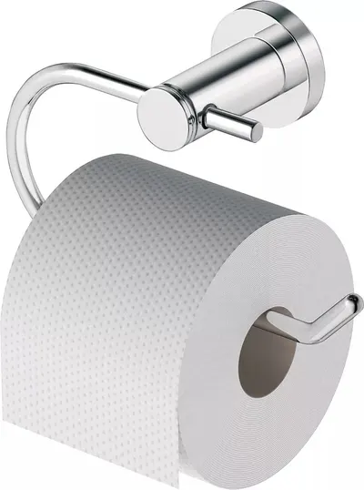Suport hartie igienica Duravit D-Code 0099261000, montare pe perete, metal, Crom lucios