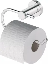 Suport hartie igienica Duravit D-Code 0099261000, montare pe perete, metal, Crom lucios
