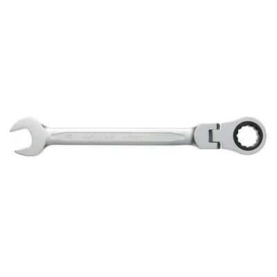Cheie combinata cu clichet cu cap flexibil, otel CrV, 10 mm, 72T