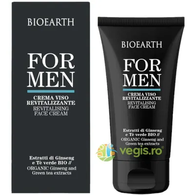 Crema de Fata pentru Barbati cu Ginseng si Ceai Verde 50ml