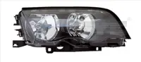 Far dreapta (H7, reglaj electric, cu motoras, fundal negru) BMW Seria 3 1998-2006