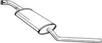 Toba esapament mijloc VW TRANSPORTER IV 2.5D intre 1998-2003