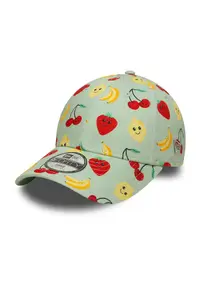 Sapca baseball cu model fructe - Rosu/Galben pai/Verde pal