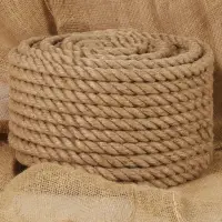 vidaXL Funie de iută 50 m lungime, 24 mm grosime