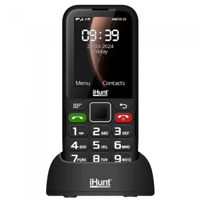 iHunt Primo, 4G, Dual SIM, 2.4-inch, Bluetooth, Radio FM, Camera Foto, Black