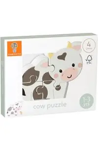 Mini puzzle din lemn: Vacuta