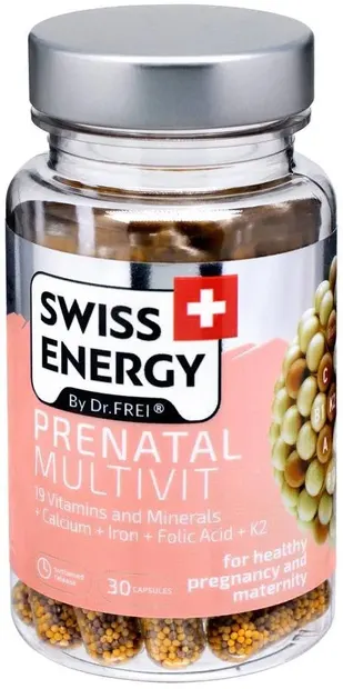 Prenatal Multivit, 30 capsule, Swiss Energy