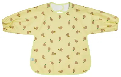 Baveta impermeabilă pentru bebeluși cu mâneci Babycalin - Frutti Kiwi