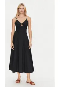 Rochie dama - 305172426 - Bumbac - Negru - Negru