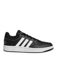 Pantofi sport din piele ecologica Hoops 3.0 - Alb/Negru