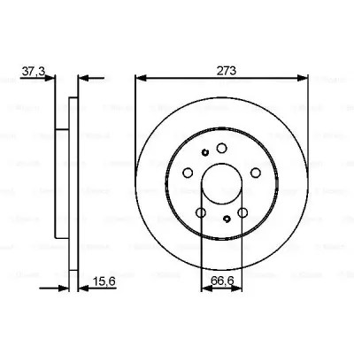 Disc frana BOSCH 0 986 479 432