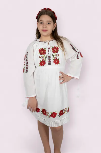 Rochie traditionala fetite Alberta 2